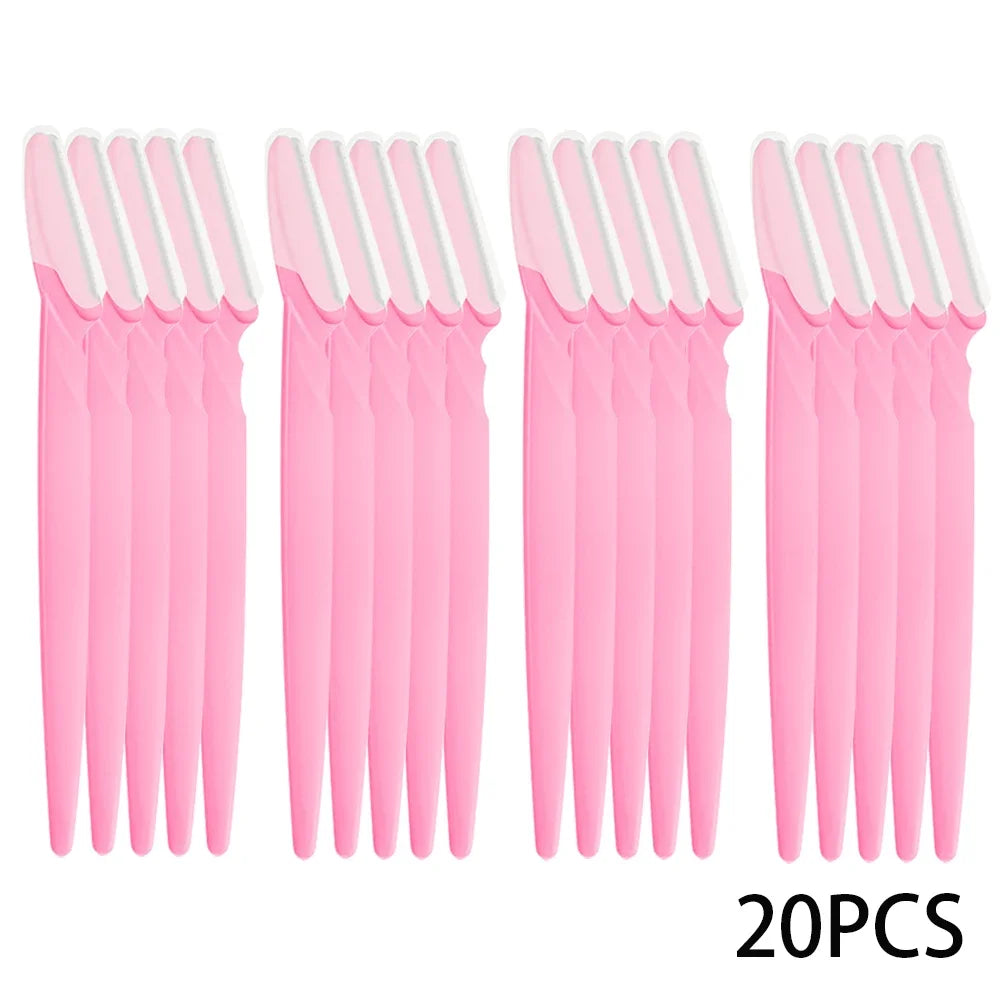 Razor Set Eyebrow Multipurpose Face Razors For Women and Men Dermaplaning Tool  Easy To Use Cutter Shaver Blades Makeup Tools