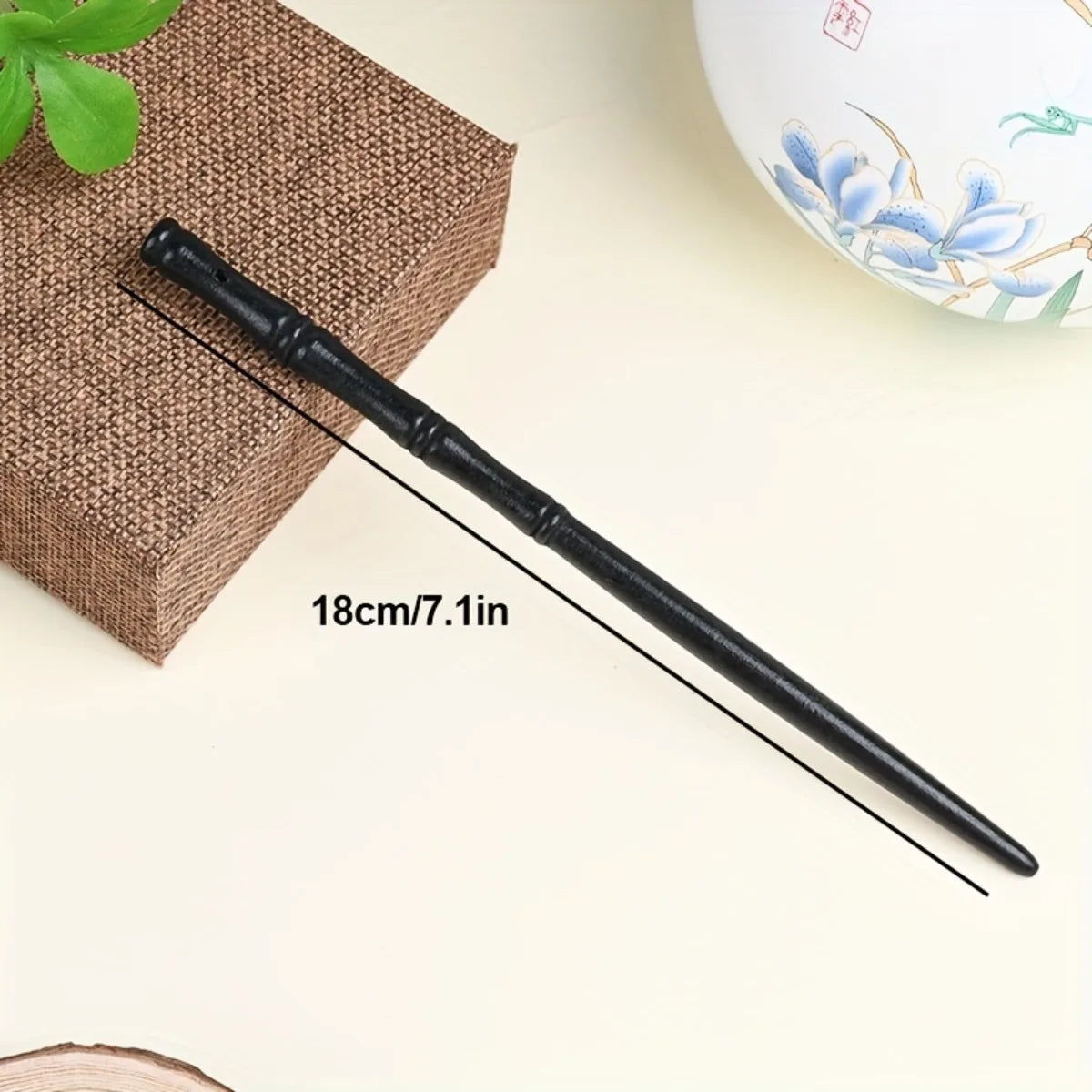 2pc Hairpin Chinatown Wooden Bamboo Style Wooden Hairpin Elegant Simple Hairpin Hair Accessories Coiffure Wooden Hairpin Simple