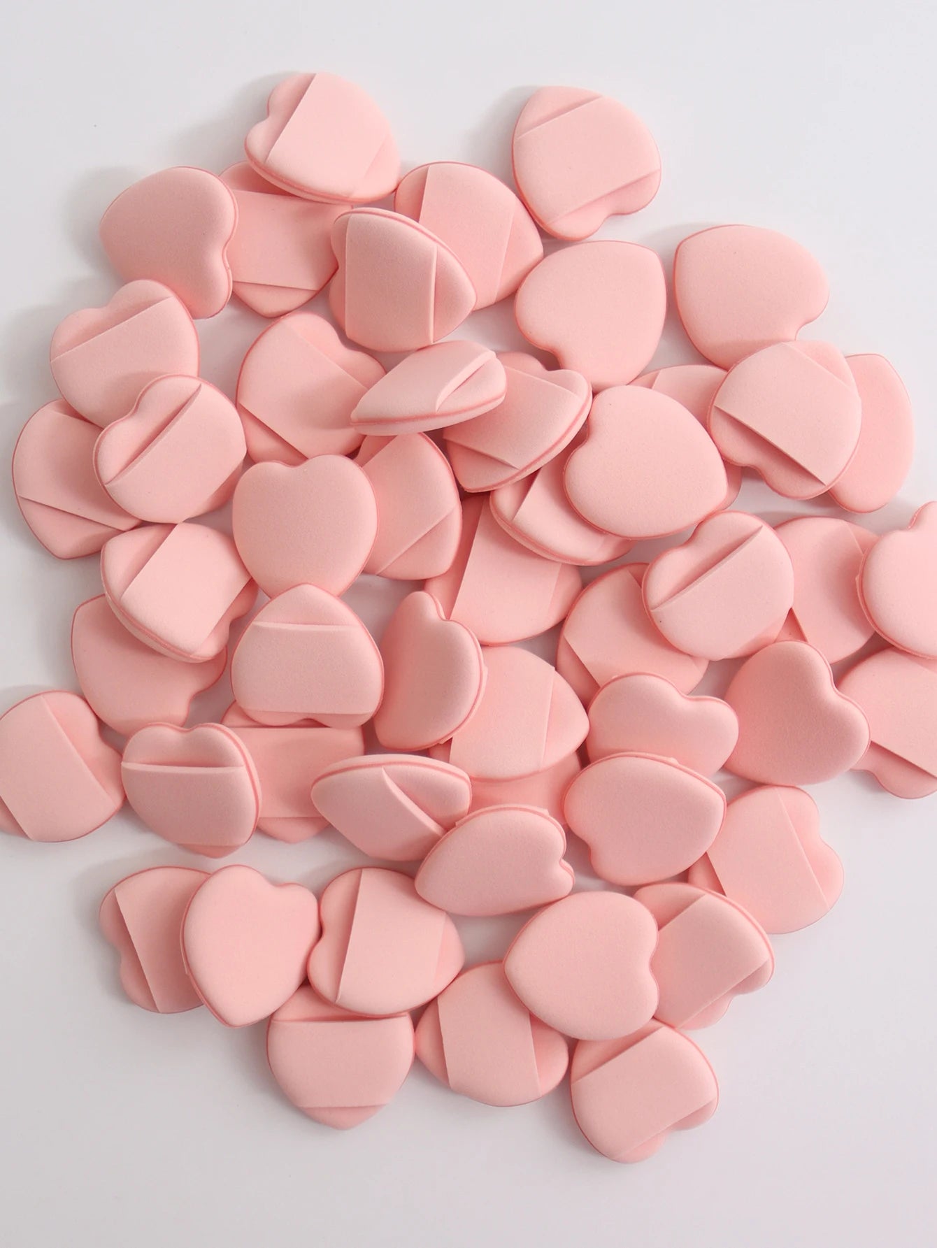 50 Mini Finger Cushions Air Cushion Powder Puff, Latex Free Mixed Sponge and Cosmetic Puff Is Used for Liquid Foundation Make-