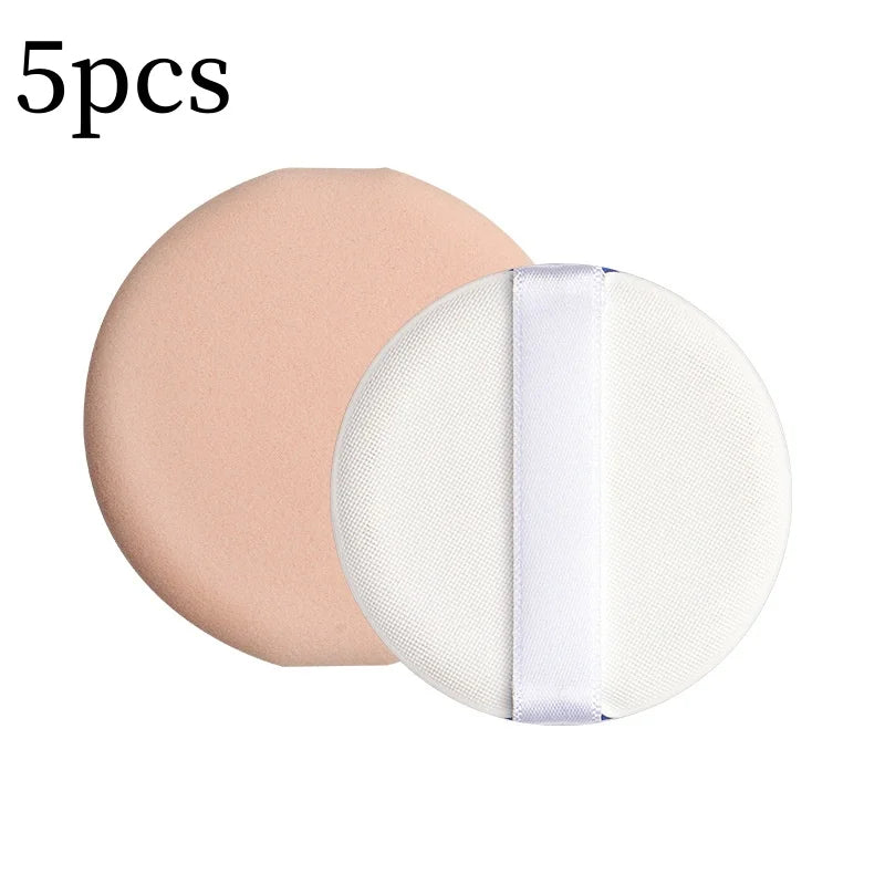 5/10Pcs Soft Velvet Makeup Sponge Loose Powder Cosmetic Puff Double-sided Face Makeup Sponge Concealer Wet Dry Makeup Tools