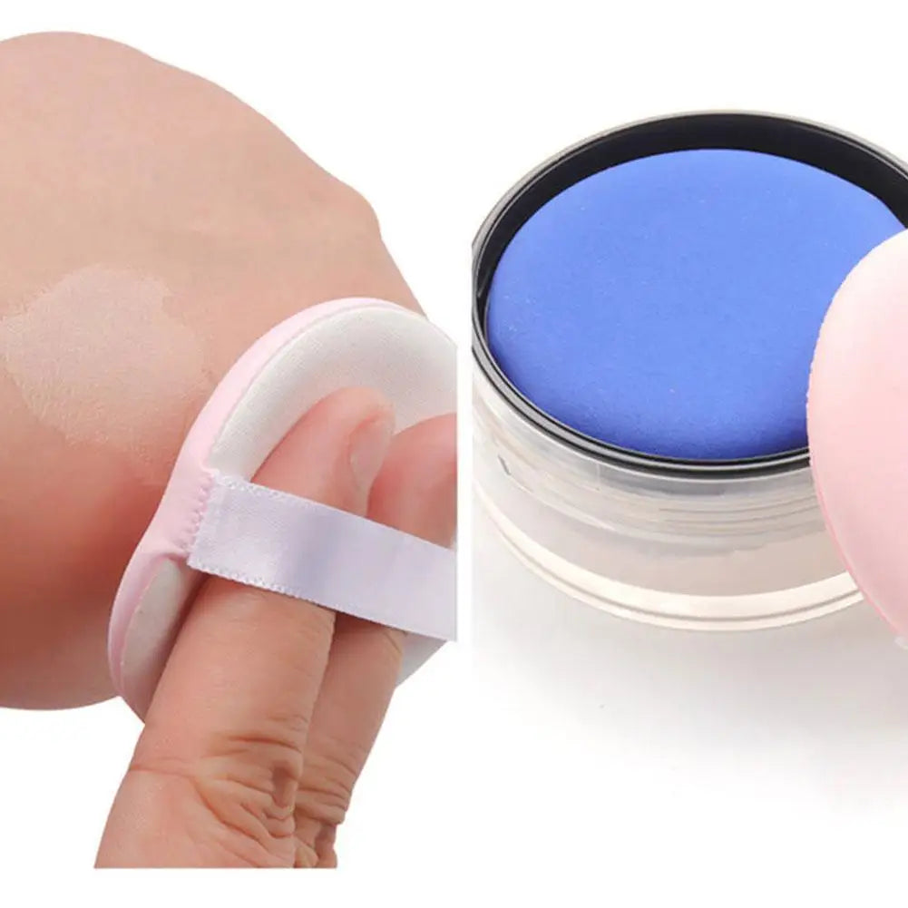 Sponge Round Air Cushion Thin Lightweight Foundation Sponge Dry Wet Dual-Use Beauty Powder Sponge Face Puff Beauty Tools