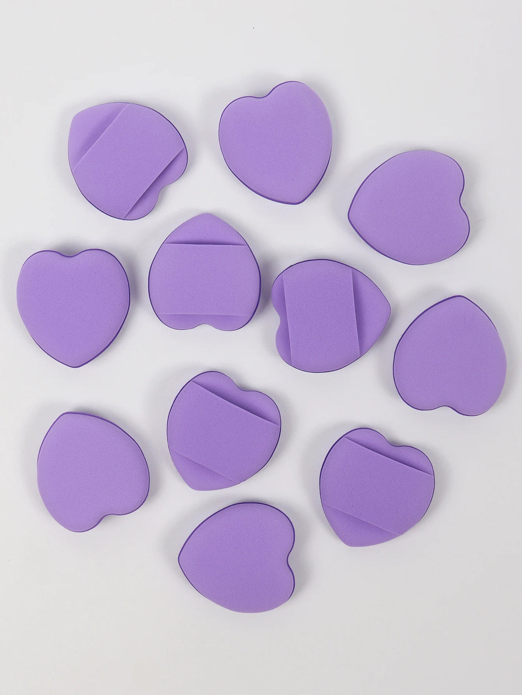 50 Mini Finger Cushions Air Cushion Powder Puff, Latex Free Mixed Sponge and Cosmetic Puff Is Used for Liquid Foundation Make-