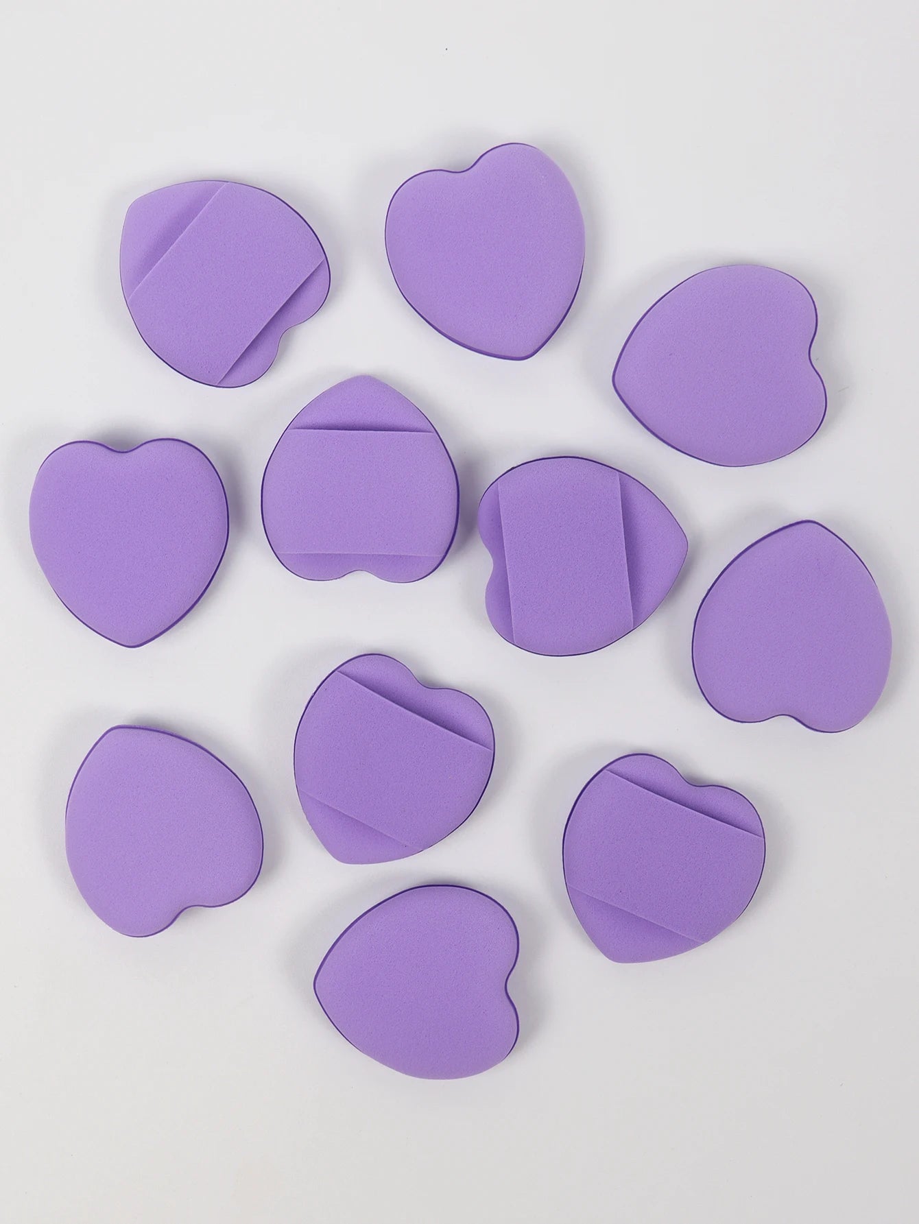 50 Mini Finger Cushions Air Cushion Powder Puff, Latex Free Mixed Sponge and Cosmetic Puff Is Used for Liquid Foundation Make-