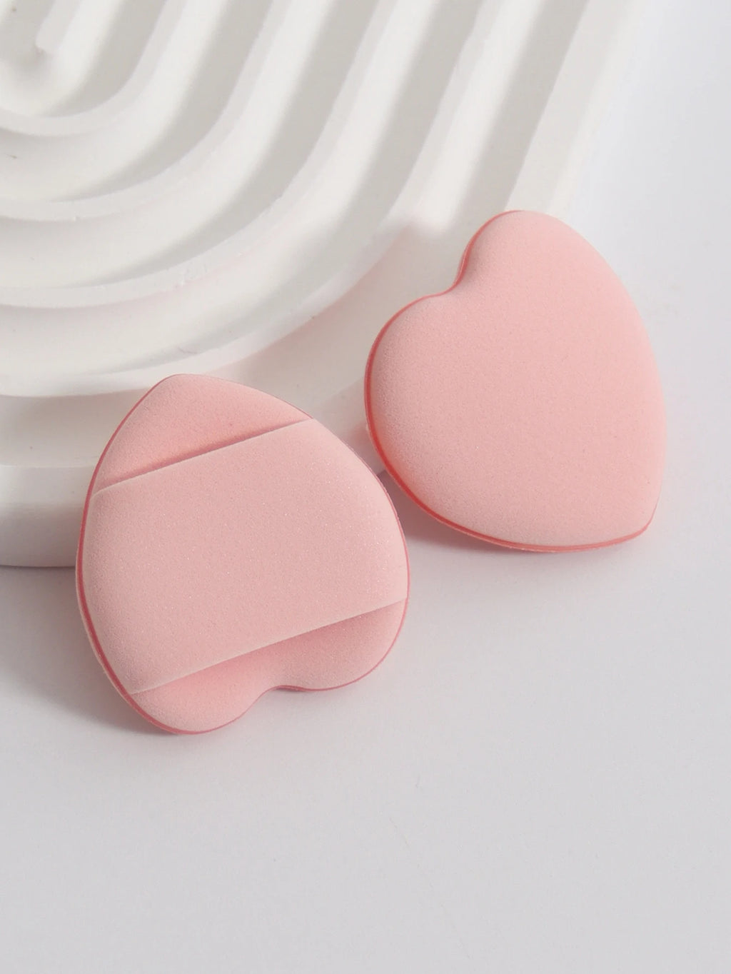 50 Mini Finger Cushions Air Cushion Powder Puff, Latex Free Mixed Sponge and Cosmetic Puff Is Used for Liquid Foundation Make-