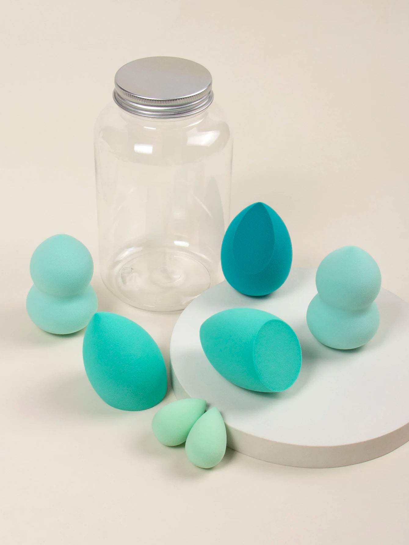 7 件套 Makeup Sponge Cosmetic Puff Foundation Sponges Blender Beauty Egg Powder Puffs Make up Accessories Women Makeup Tools