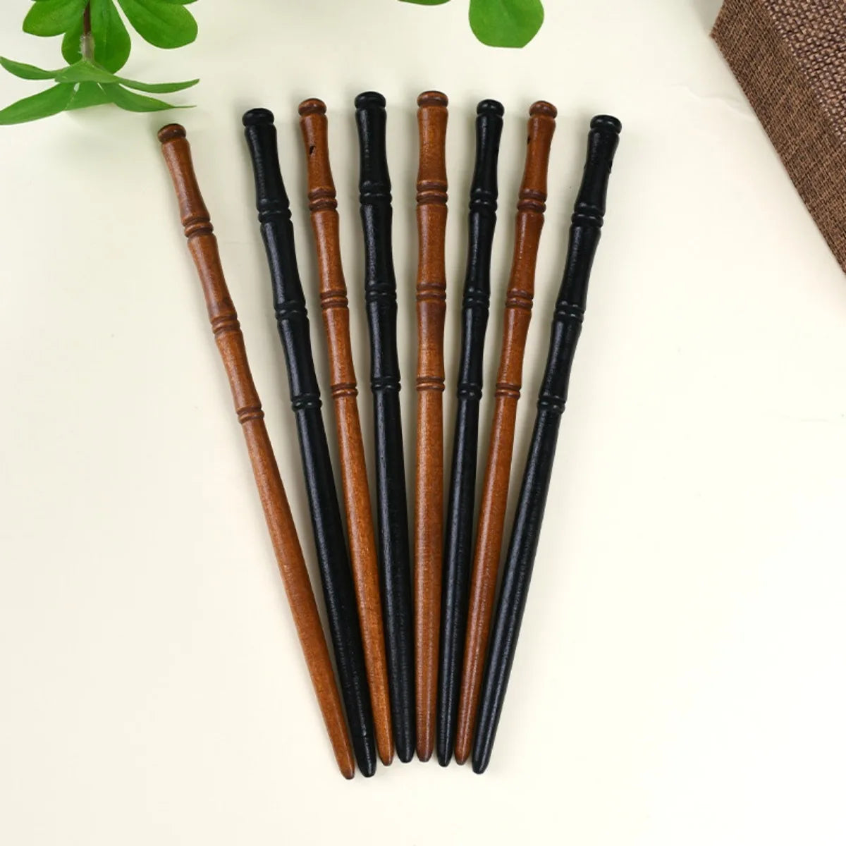 2pc Hairpin Chinatown Wooden Bamboo Style Wooden Hairpin Elegant Simple Hairpin Hair Accessories Coiffure Wooden Hairpin Simple