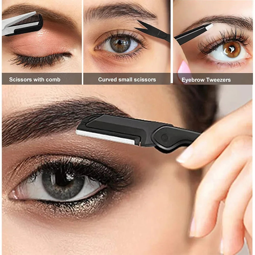 Face Razors For Women And Men 16PCS Eyebrow Razor Multipurpose Eyebrow Trimmer Facial Hair Removal Tool Dermaplaning Tools