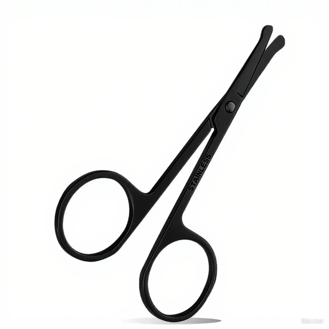 1PCS Eyebrow Trimmer Scissor New Stainless Steel Eyebrow Scissors with Comb,Portable Non Slip Professional Eyebrow Trimmer