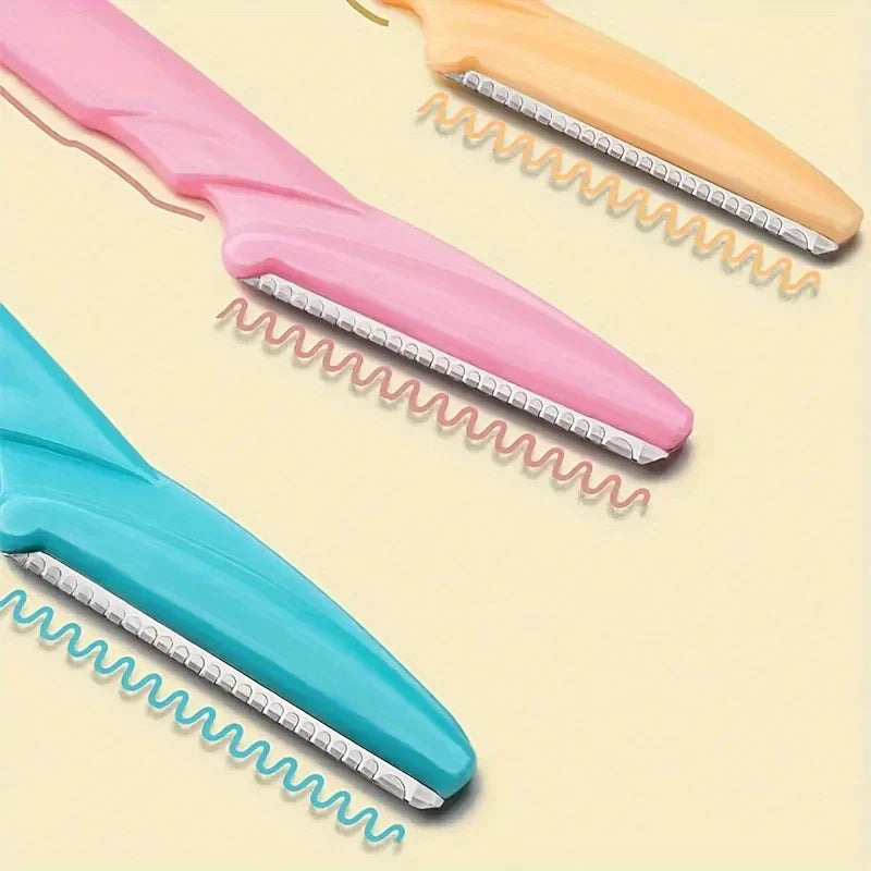 Wholesale 12/24Pcs Multifunction Eyebrow Razor Kit - Precise Trimming, Shaping,Facial Hair Removal Tool with Easy Grip Handle