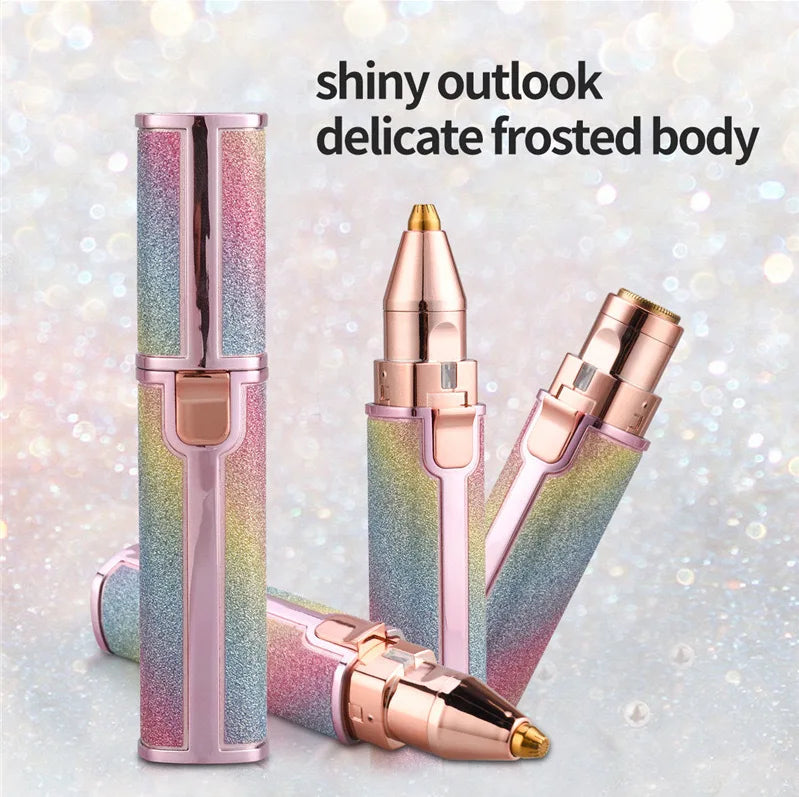 The New USB Charging Electric Eyebrow Grooming and Makeup Tool Can Be Used for Painless Beauty and Health Eyebrows Face and Body