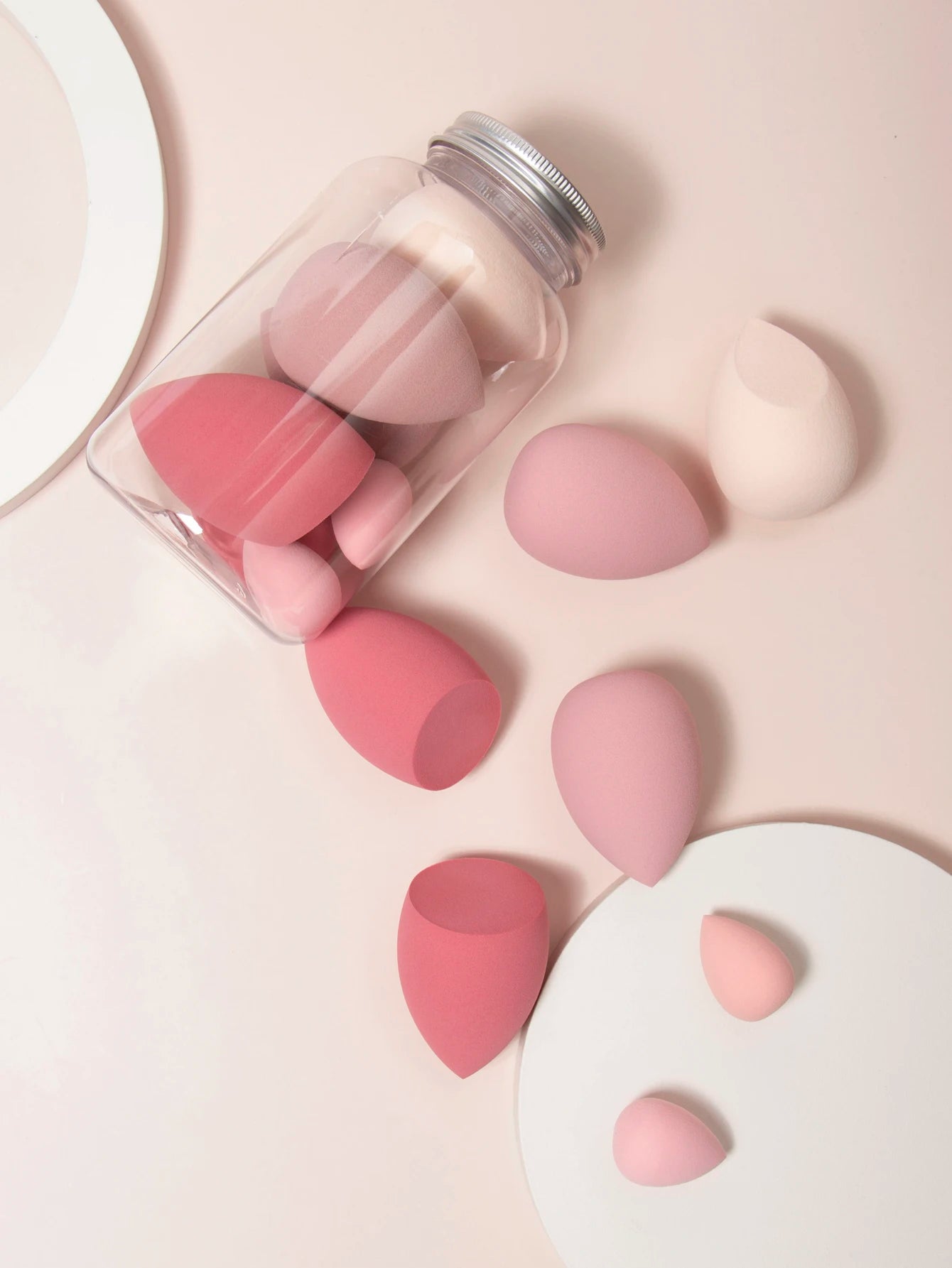 7 件套 Makeup Sponge Cosmetic Puff Foundation Sponges Blender Beauty Egg Powder Puffs Make up Accessories Women Makeup Tools