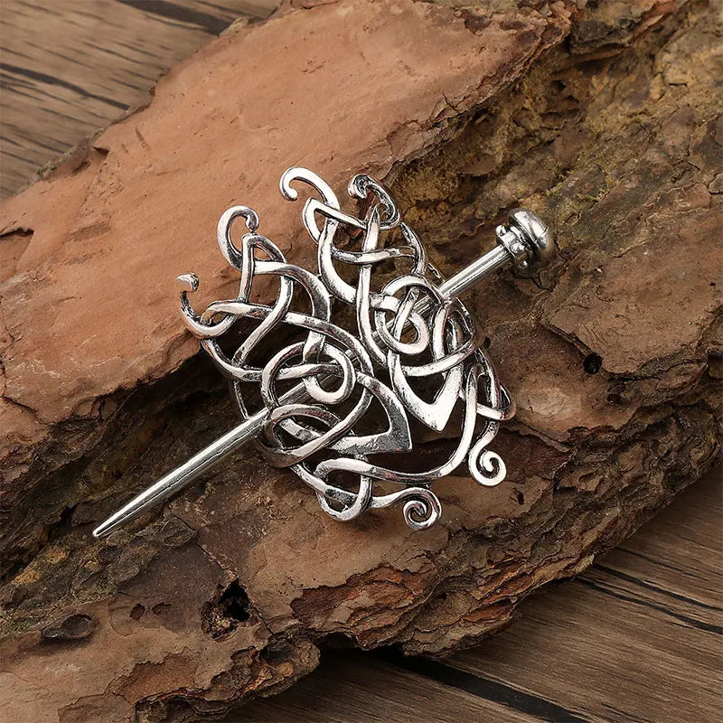 Retro Viking Irish Hairpin Hairpin Trendy Fashion Easiest for Match Celtic Knot Hair Stick Scandinavian Norwegian Style Hair Accessories Party Accessories Valentine's Day Birthday Gifts