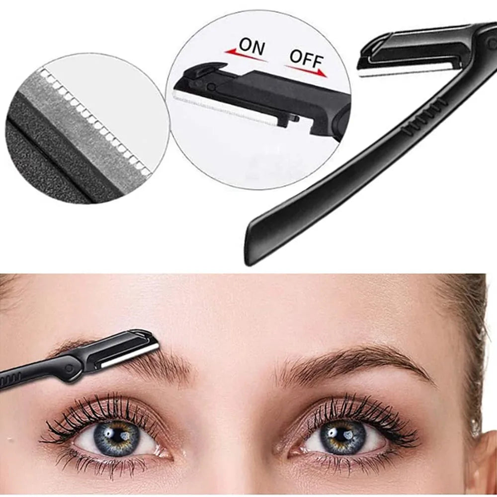 Face Razors For Women And Men 16PCS Eyebrow Razor Multipurpose Eyebrow Trimmer Facial Hair Removal Tool Dermaplaning Tools