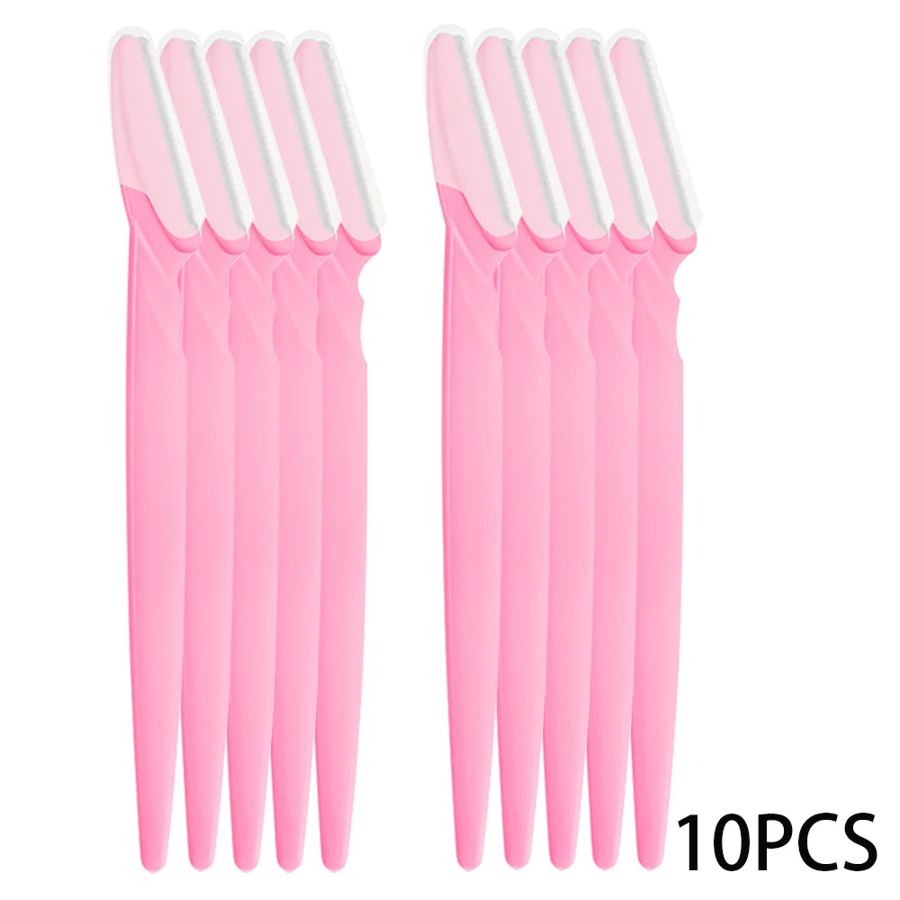 Razor Set Eyebrow Multipurpose Face Razors For Women and Men Dermaplaning Tool  Easy To Use Cutter Shaver Blades Makeup Tools