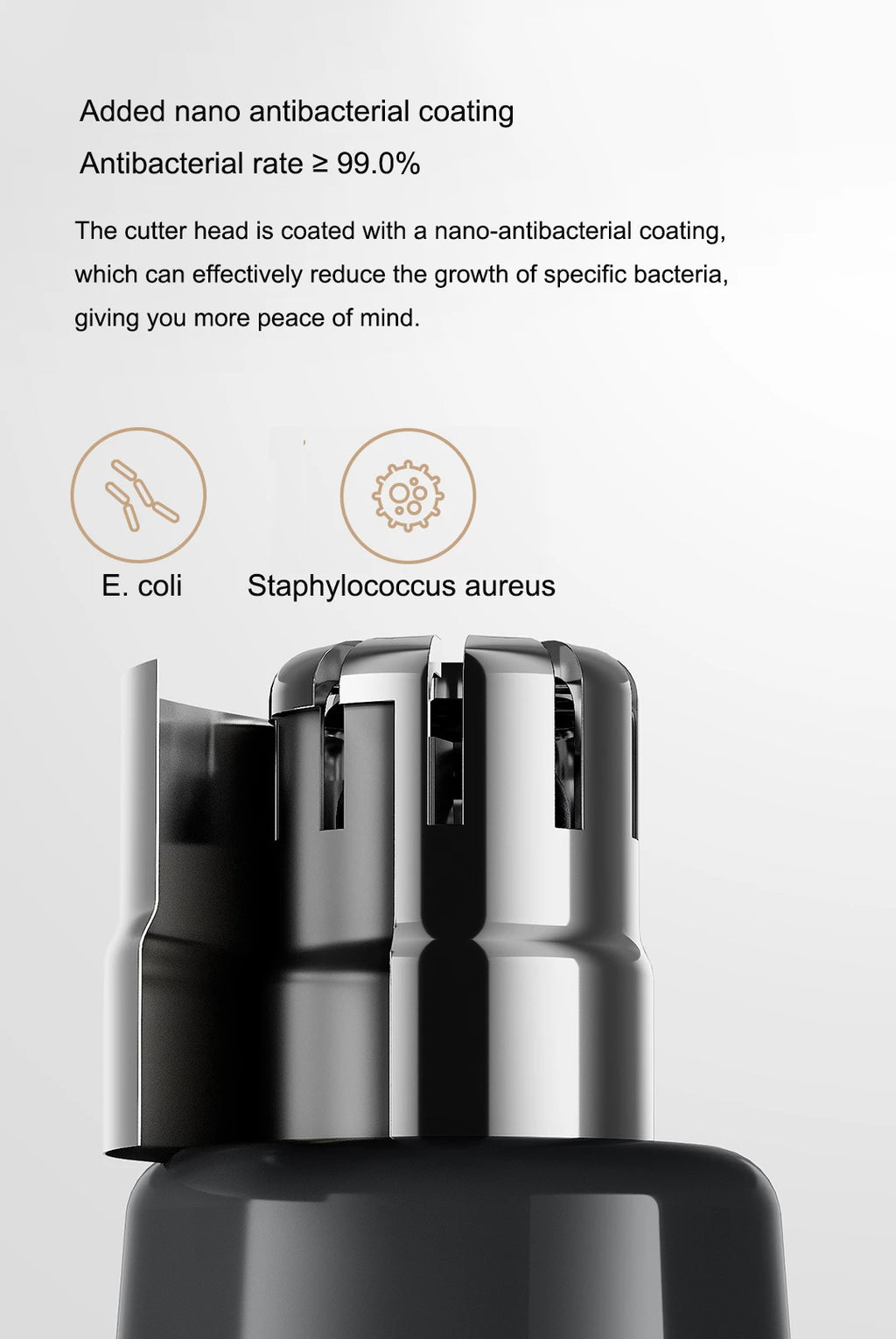 Original XIAOMI Mijia Electric Nose Hair Trimmer Portable Nose Ears Hair Eyebrow Trimmer  for Men Rechargeable Painless Clipper