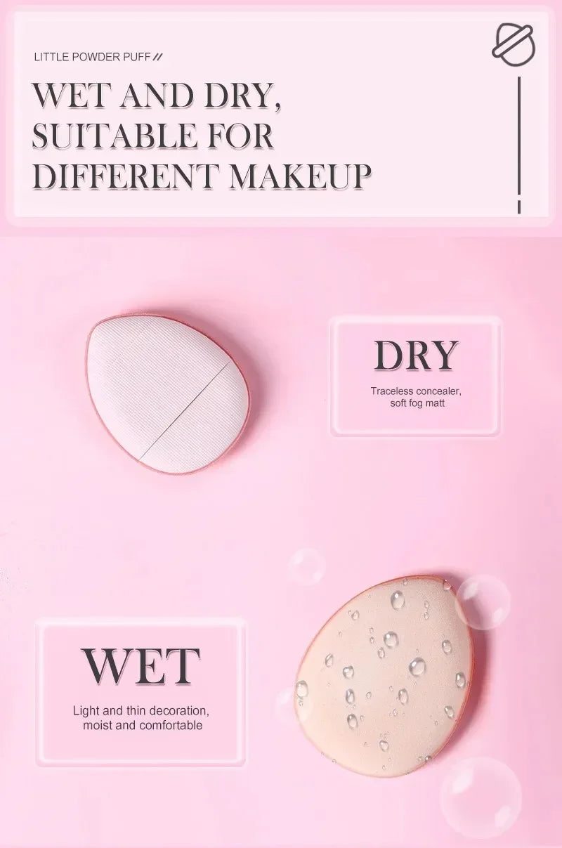 5/10PCs mini finger puff Foundation small air cushion powder sponge face concealer BB cream cosmetic applicator makeup tools