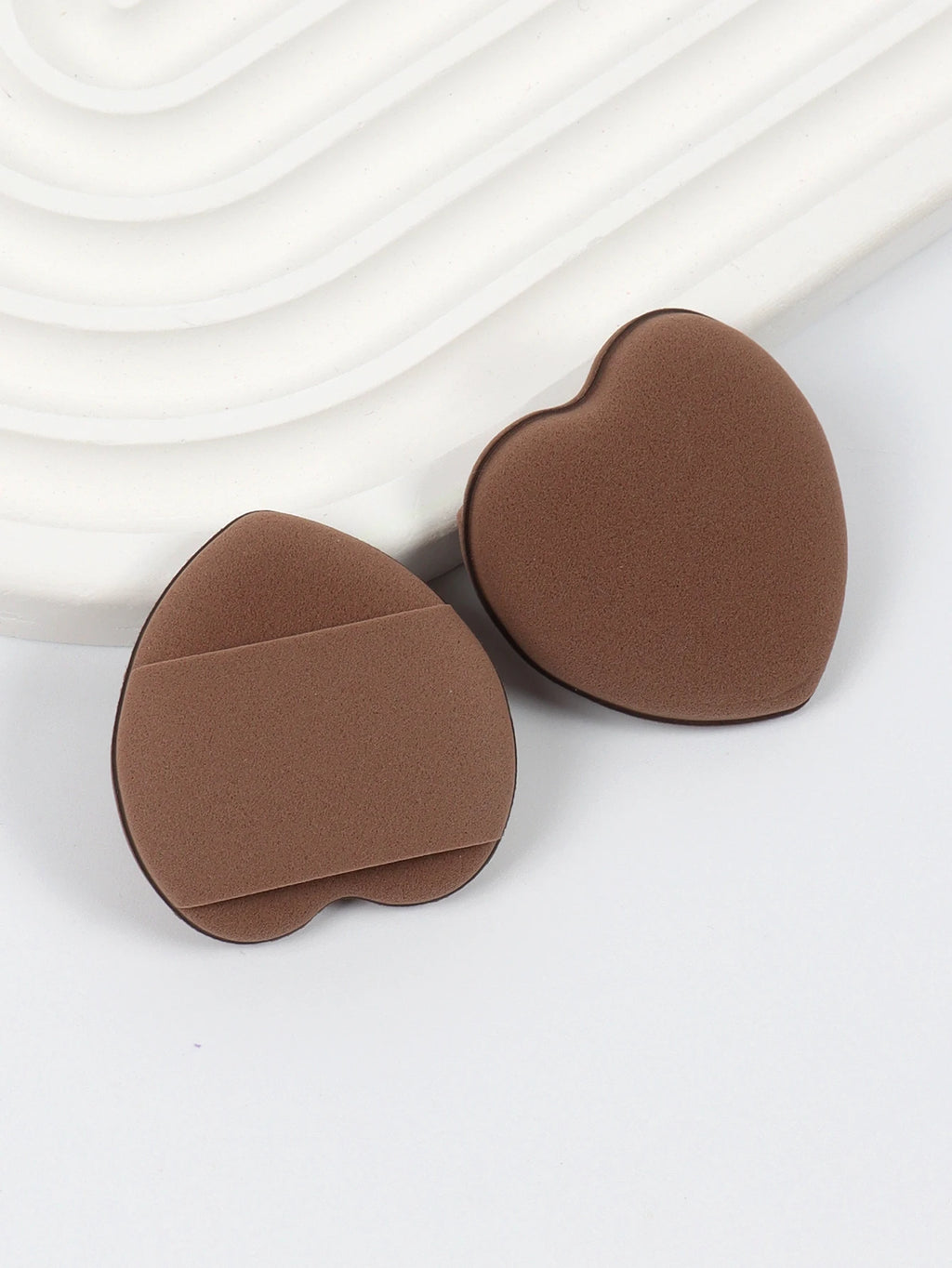 50 Mini Finger Cushions Air Cushion Powder Puff, Latex Free Mixed Sponge and Cosmetic Puff Is Used for Liquid Foundation Make-