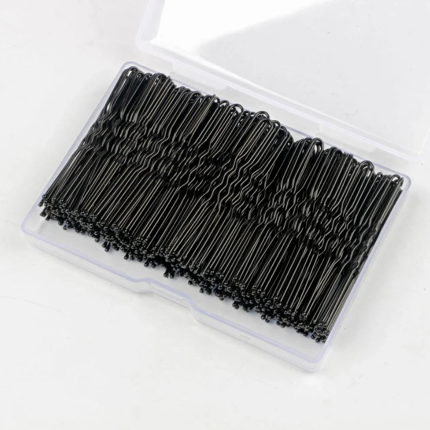 50-200PCS 6cm Basic U Shaped Gold Plated Metal Hairpin Invisible Hair Styling Bobby Pin Salon Hair Accessories Wedding Hair Grip