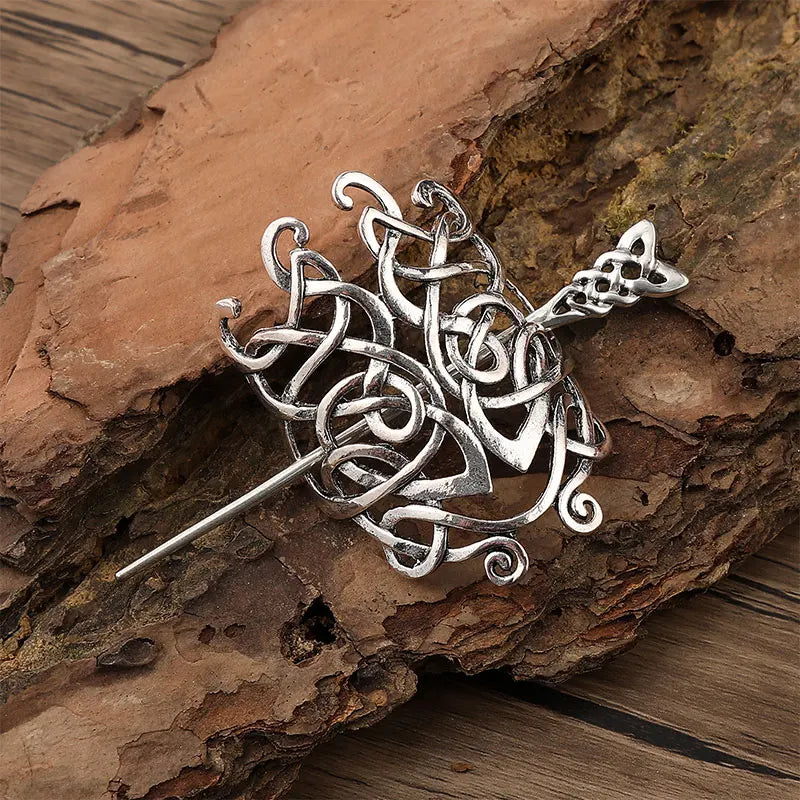 Retro Viking Irish Hairpin Hairpin Trendy Fashion Easiest for Match Celtic Knot Hair Stick Scandinavian Norwegian Style Hair Accessories Party Accessories Valentine's Day Birthday Gifts