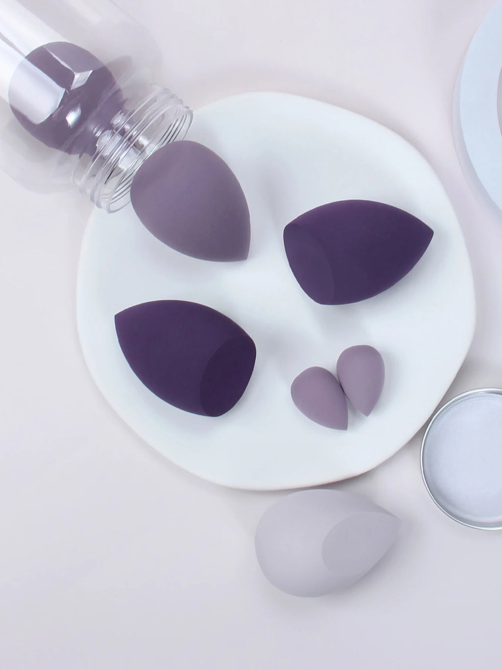 7 件套 Makeup Sponge Cosmetic Puff Foundation Sponges Blender Beauty Egg Powder Puffs Make up Accessories Women Makeup Tools