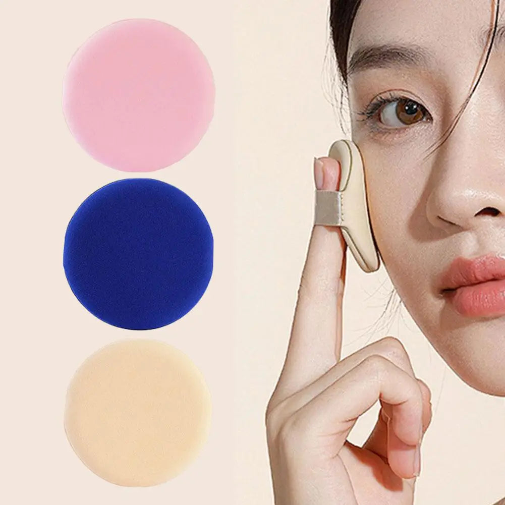 Sponge Round Air Cushion Thin Lightweight Foundation Sponge Dry Wet Dual-Use Beauty Powder Sponge Face Puff Beauty Tools
