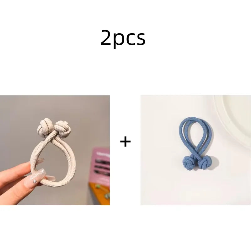 Simplicity Stretch Rubber Hair Ties for Women High elasticity Fashion Girl Head Rope Scrunchie Hair Accessories