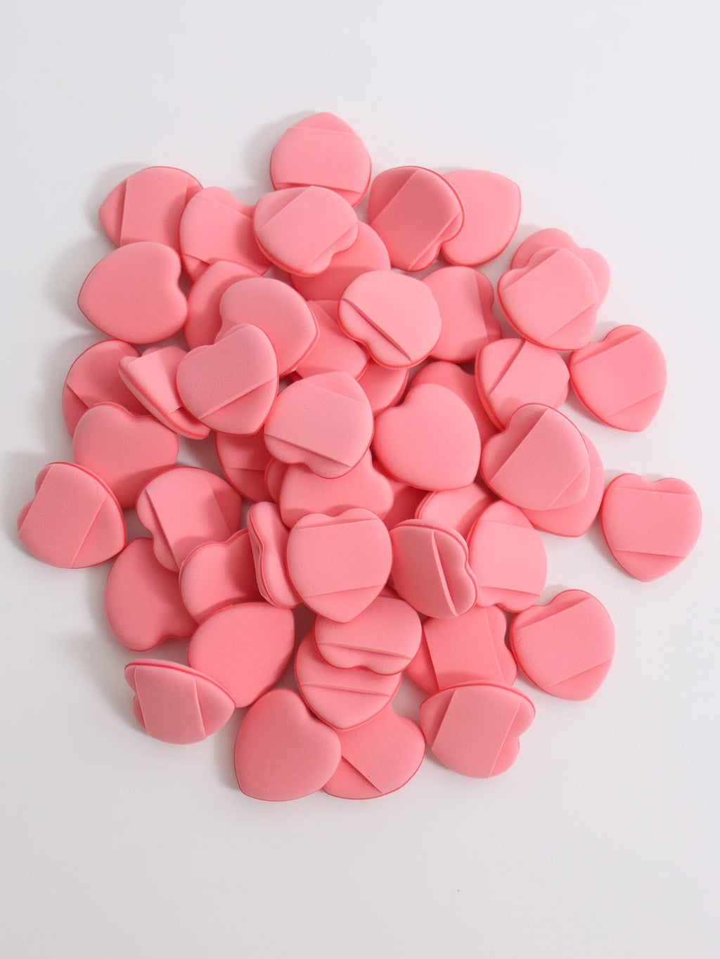 50 Mini Finger Cushions Air Cushion Powder Puff, Latex Free Mixed Sponge and Cosmetic Puff Is Used for Liquid Foundation Make-