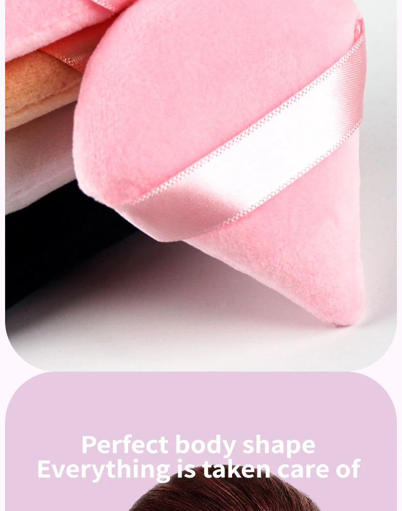 Flocked Cushion Makeup Puff Suitable For Dry And Wet Use Flawless Skin-Friendly Setting Puff for Pressed Powder and Loose Powder