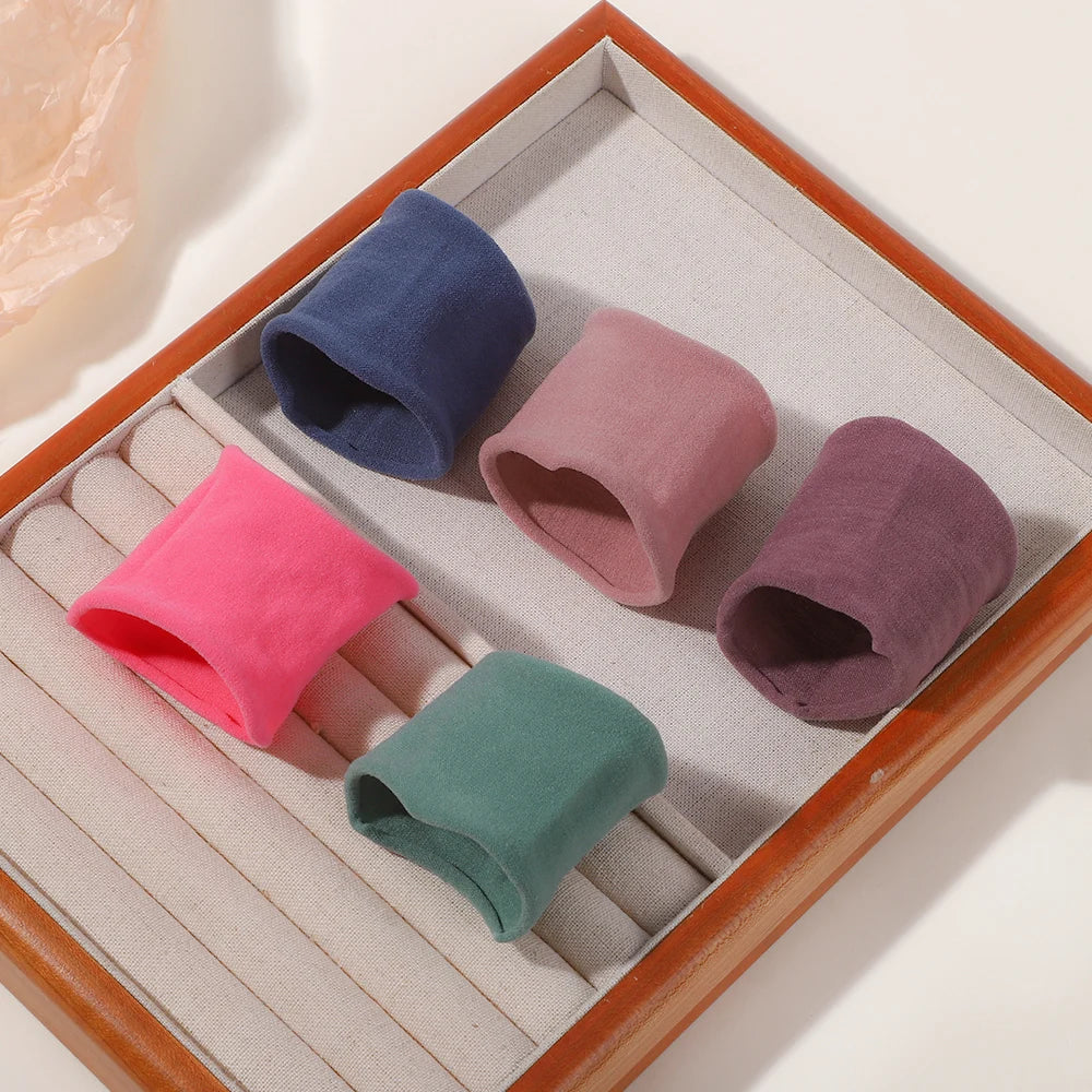 4Pcs/Set Soft Wide Nylon Scrunchies Elastic Hair Bands for Women Girls Fashion Ponytail Holders Rubber Ties Hair Accessories