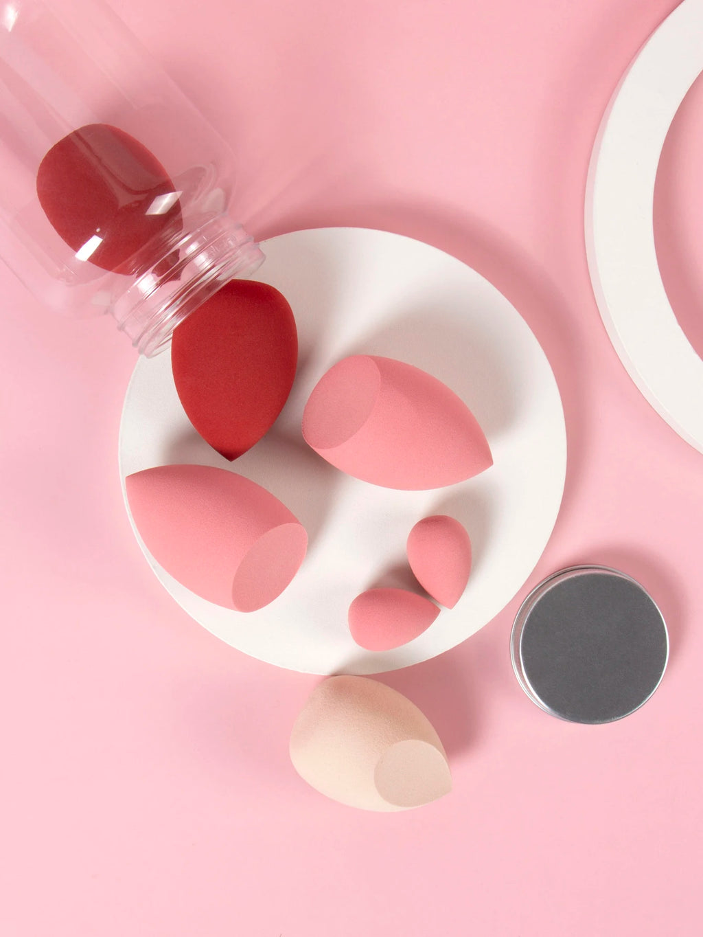 7 件套 Makeup Sponge Cosmetic Puff Foundation Sponges Blender Beauty Egg Powder Puffs Make up Accessories Women Makeup Tools