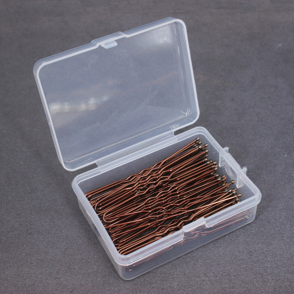 50-200PCS 6cm Basic U Shaped Gold Plated Metal Hairpin Invisible Hair Styling Bobby Pin Salon Hair Accessories Wedding Hair Grip