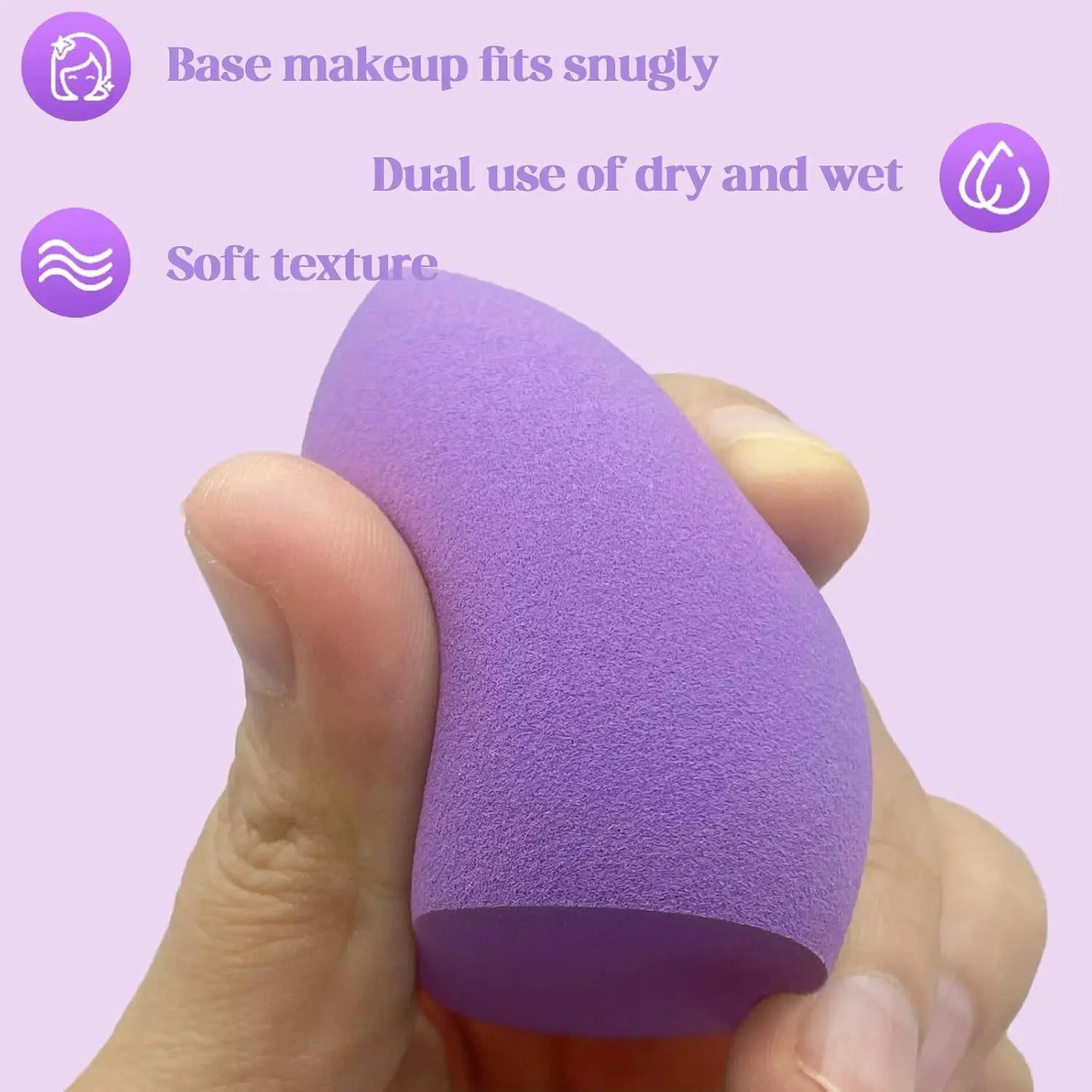 Makeup Sponge Set Blender Sponges 14/16Pcs for Liquid Cream, and Powder Latex Free Makeup Sponges Multi-colored Sponges