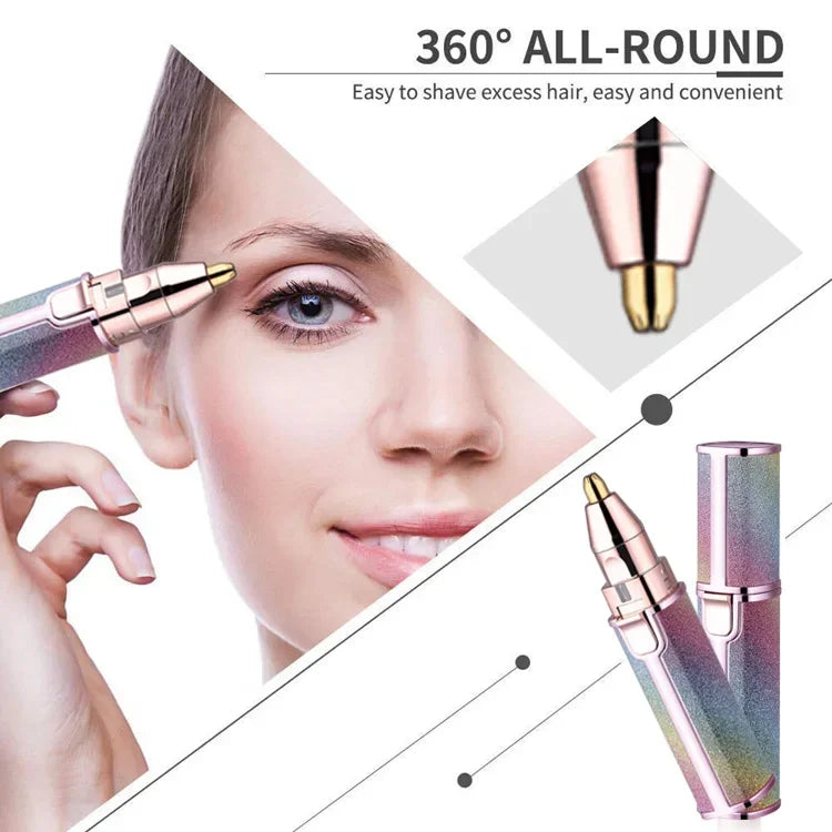 The New USB Charging Electric Eyebrow Grooming and Makeup Tool Can Be Used for Painless Beauty and Health Eyebrows Face and Body