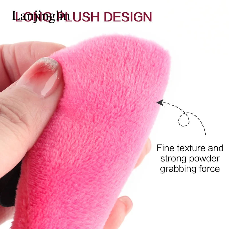 Lanjinglin 2/3/6PCS Triangle Velvet Powder Puff Wet Dry Use Makeup Sponge Cosmetics Beauty Foundation Makeup Tool Accessories
