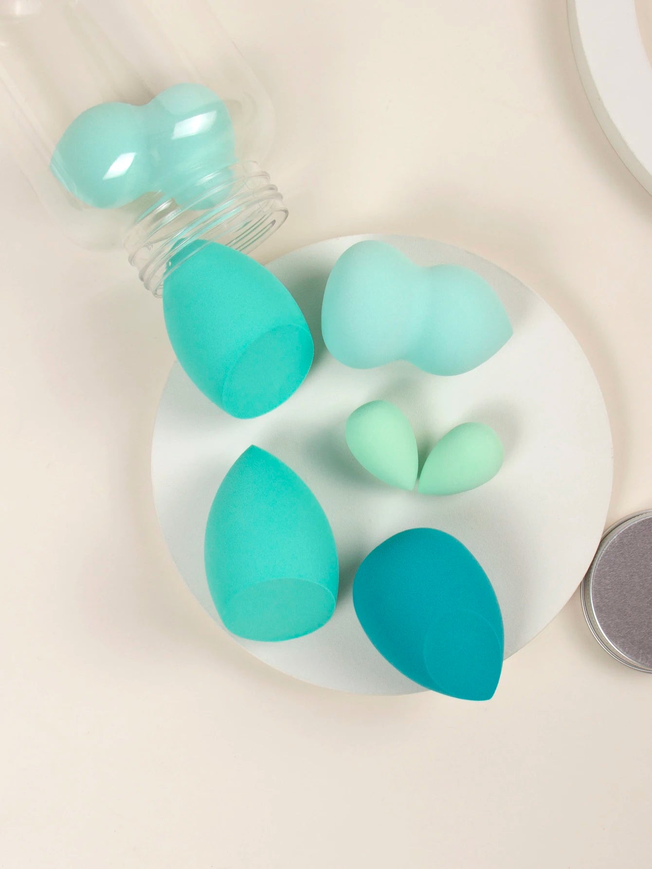 7 件套 Makeup Sponge Cosmetic Puff Foundation Sponges Blender Beauty Egg Powder Puffs Make up Accessories Women Makeup Tools
