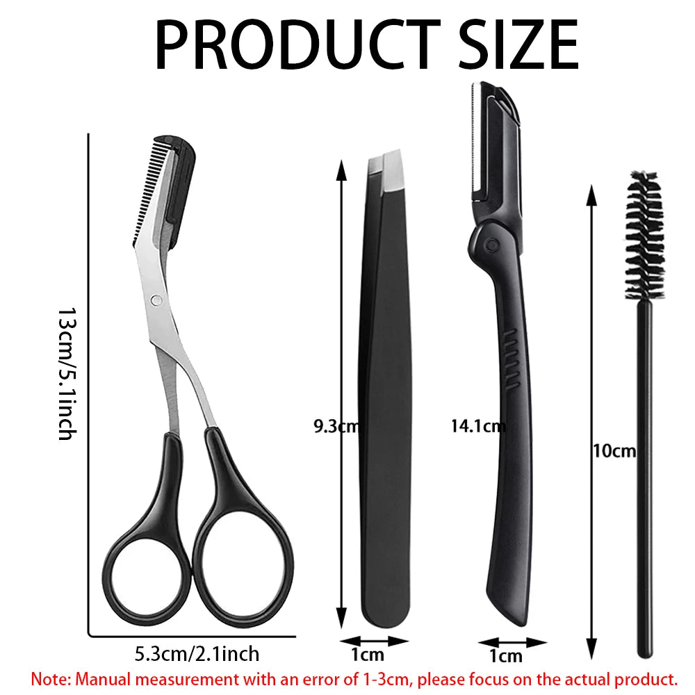 Face Razors For Women And Men 16PCS Eyebrow Razor Multipurpose Eyebrow Trimmer Facial Hair Removal Tool Dermaplaning Tools