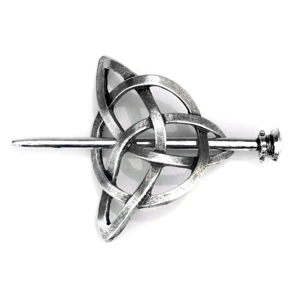Viking Celtic Hair Clips Vintage Celtic Knot Hairpins Retro Silver Alloy Hair Sticks Viking Metal Celtic Hair Barrette Jewelry