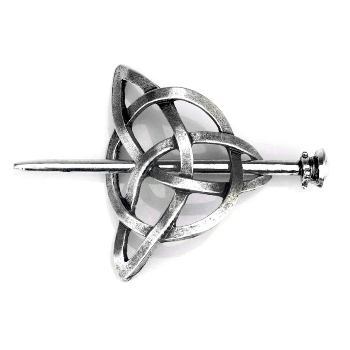 Viking Celtic Hair Clips Vintage Celtic Knot Hairpins Retro Silver Alloy Hair Sticks Viking Metal Celtic Hair Barrette Jewelry